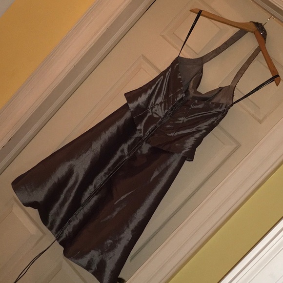 Laura pewter beaded formal dress - Picture 3 of 3